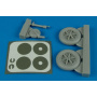 1/32 Bf 109F wheels & paint masks