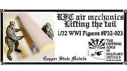 1/32 RFC Air Mechanics lifting the tail