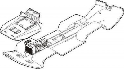 1/35 GMC DUKW 353 Duck - engine set for ITA