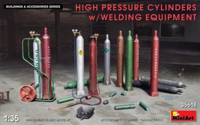 1/35 High Pressure Cylinders w/Welding Equipment