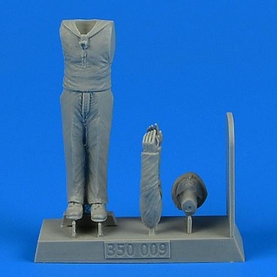 1/35 Kriegsmarine WWII sailor for German schnellboats, German Human Torpedoes, German midget and coa