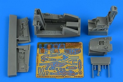 1/48 F-104G Starfighter cockpit set (C-2 ej. seat) for KINETIC kit