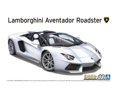 12 LAMBORGHINI AVENTADOR ROADSTER 1/24 - Aoshima