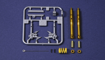 YAMAHA YZR-M1'05 FRONT FORK SET - Tamiya