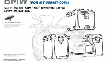 BMW R 1250 GS ADV - Luggage Cases (for Meng MT-005/MT-005s kits) 1/9 - Meng Model