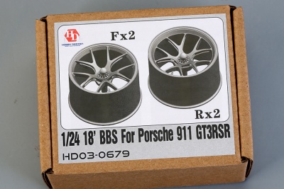 18' BBS For Porsche 911 GT3 RSR Wheels 1/24 3D Print - Hobby Design