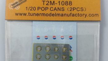 POP CANS 2pcs 1/20 - Tuner Model Manufactory