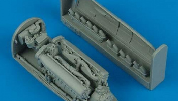 1/48 P-40E Warhawk engine