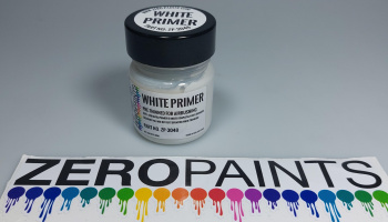 Airbrushing White Primer/Micro Filler 30ml - plastový obal - Zero Paints