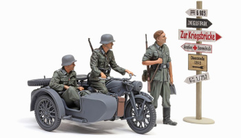 KS600 & Sidecar 1/35 – Tamiya