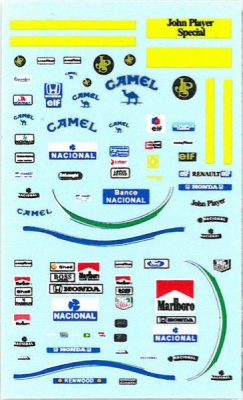 A. Senna Figure Decals (Lotus & McLaren) 1/43 - MSM Creation