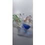 Art Glass - Popelník - František Zemek , hutní sklo , kolekce ,,Rhapsody" 50.léta 20 století - Retro