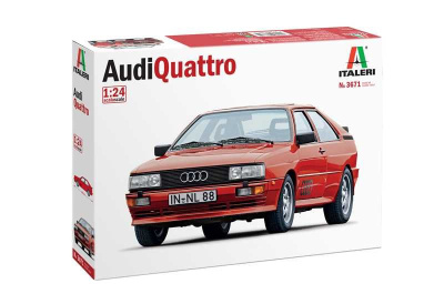 Audi Quattro (1:24) Model Kit auto 3671 - Italeri