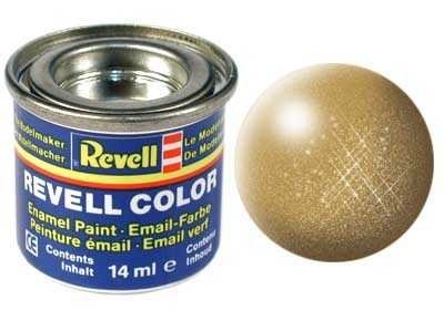 Barva Revell emailová - 32194: metalická zlatá (gold metallic) – Revell