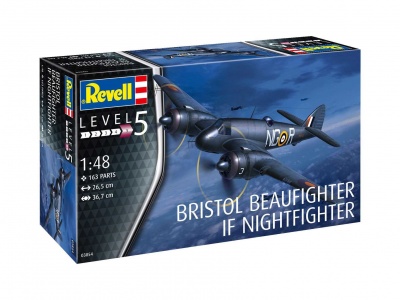 Beaufighter IF Nightfighter (1:48) Plastic Model Kit 03854 - Revell