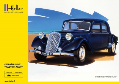 Citroen 15 SIX ''Traction Avant'' 1:8 Model Kit 80799 - Heller