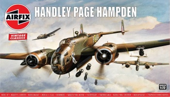 Classic Kit VINTAGE letadlo A04011V - Handley Page Hampden (1:72) - Airfix