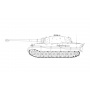 Classic Kit tank A1369 - King Tiger (1:35)