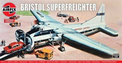 Classic Kit VINTAGE letadlo A05002V - Bristol Superfreighter (1:72) - Airfix