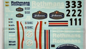 Porsche 956 Rothmans 83 - 24 Lemans - Decalpool