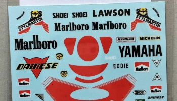 Yamaha YZR500 Marlboro 88' E. Lawson Rider Decal - Decalpool