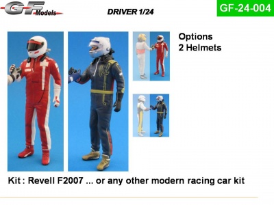 Driver Figure Raikkonen 1/24 - GF Models