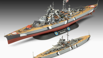 Gift Set - The Legendary Bismarck (1:700 + 1:1200) - Revell