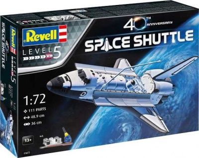 Gift-Set vesmír 05673 - Space Shuttle - 40th Anniversary (1:72) - Revell