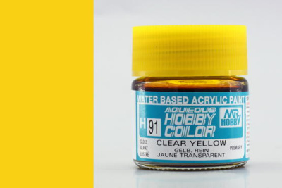 Hobby Color H 091 - Clear Yellow 10ml - Gunze