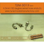 Hose Ends 4.5 mm 180 Degree Swivel 2pcs - Tuner Model Manufactory