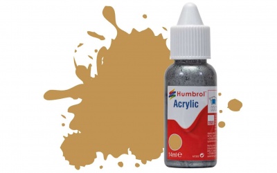 Humbrol barva akryl DB0093 - No 93 Desert Yellow - 14ml