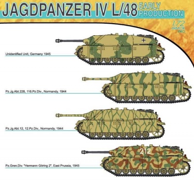 JAGDPANZER IV L/48 EARLY PRODUCTION (1:72) – Dragon