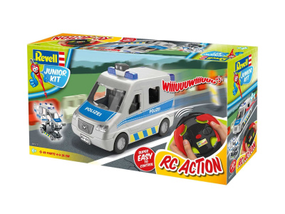 Junior Kit auto 00972 - Police Van (1:20) - Revell