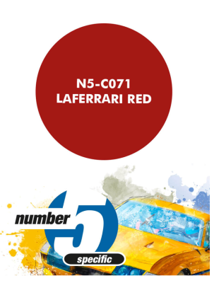 LaFerrari Red  Paint for Airbrush 30 ml - Number 5