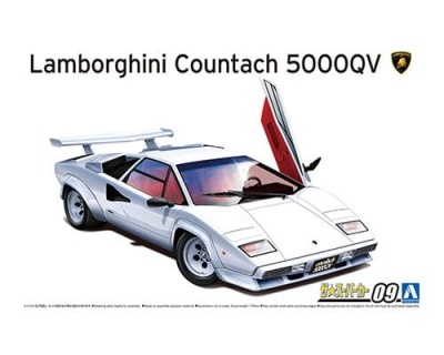 Lamborghini Countach 5000QV 1985 1:24 - Aoshima