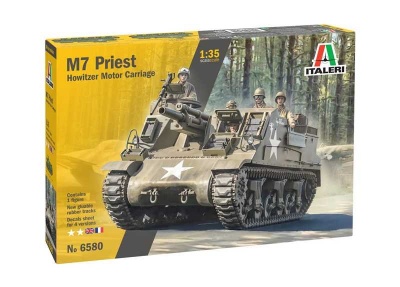 M7 Priest (1:35) Model Kit tank 6580 - Italeri