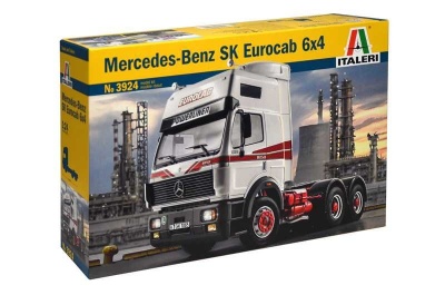 MERCEDES-BENZ SK EUROCAB 6x4 (1:24) Model Kit Truck 3924 - Italeri