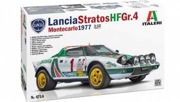 Model Kit auto 4714 - Lancia stratos HF Gr.4 (1:12) - Italeri