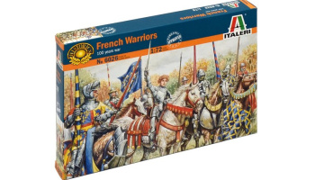 Model Kit figurky 6026 - FRENCH WARRIORS (100 YEARS WAR) (1:72) - Italeri