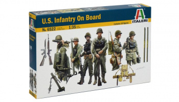 Model Kit figurky 6522 - U.S. INFANTRY ON BOARD (1:35)