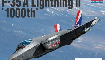 Model Kit letadlo 12591 - F-35A Lightning II "1000th" (1:72) - Academy