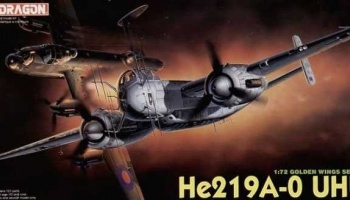 Model Kit letadlo - HEINKEL He219A-0 UHU (1:72) - Dragon