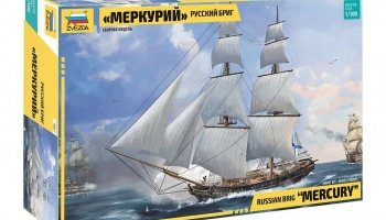 Model Kit loď 9067 - Russian brig Merkurii 19th cty. (1:100) - Zvezda