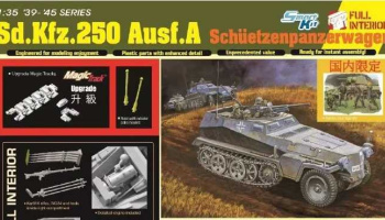 Model Kit military - Sd.Kfz. 250 Ausf.A Schützenpanzerwagen (1:35) - Dragon