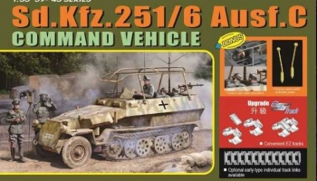 Model Kit military 6442 - Sd.Kfz.251/6 Ausf.C COMMAND VEHICLE (1:35) - Dragon