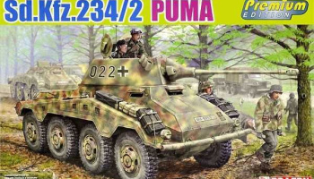 Model Kit military 6943 - Sd.Kfz.234/2 PUMA (PREMIUM) (1:35) - Dragon