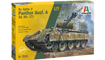 Model Kit military 7018 - Sd.Kfz. 171 Pz.Kpfw. V Panther Ausf. A (1:72)