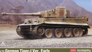 Model Kit tank 13422 - German Tiger-? Ver. Early (1:72)- Academy