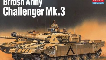 Model Kit tank 13426 - British Army Challenger Mk.3 (1:72) -  Academy