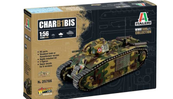 Model Kit tank - Char B1 Bis (1:56) - Italeri